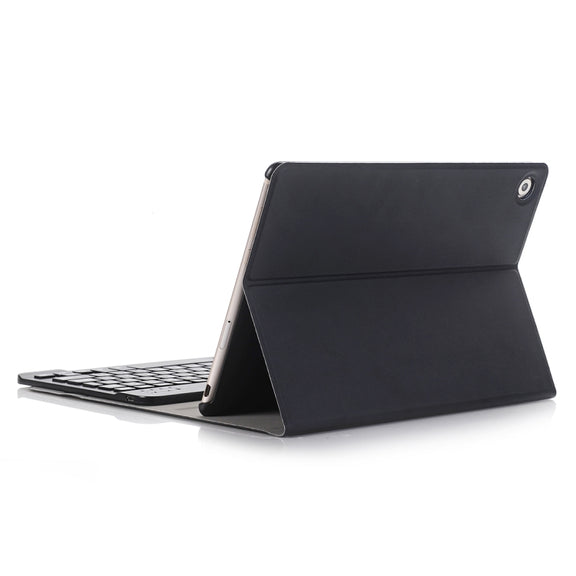 Detachable Bluetooth Keyboard Ultrathin Horizontal Flip Leather Tablet Case for Huawei MediaPad M5 / M5 Pro 10.8 inch, with Holder(Black)
