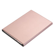 Detachable Bluetooth Keyboard Ultrathin Horizontal Flip Leather Tablet Case for Huawei MediaPad M5 / M5 Pro 10.8 inch, with Holder(Rose Gold)