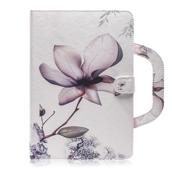 Magnolia Pattern Horizontal Flip Leather Case for Amazon Kindle Paperwhite 1 / 2 / 3 / 4 (2018), with Holder & Card Slot & Wallet