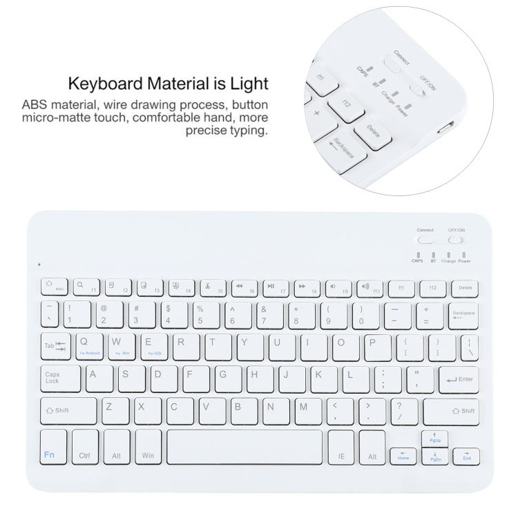 AM12 2 in 1 Removable Bluetooth Keyboard + Protective Leather Tablet Case with Holder for Lenovo Tab P11 (Tab-J606F)(Gold)
