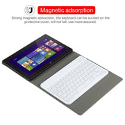 AM12 2 in 1 Removable Bluetooth Keyboard + Protective Leather Tablet Case with Holder for Lenovo Tab P11 (Tab-J606F)(Gold)