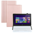 AM12 2 in 1 Removable Bluetooth Keyboard + Protective Leather Tablet Case with Holder for Lenovo Tab P11 (Tab-J606F)(Rose Gold) - Lenovo Keyboard by PMC TechLife | Online Shopping South Africa | PMC TechLife