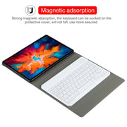 AM13 2 in 1 Removable Bluetooth Keyboard + Protective Leather Tablet Case with Holder for Lenovo Tab P11 Pro (TB-XJ706F)(Gold)