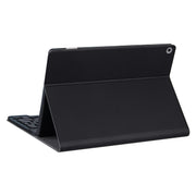 DY-M10ReL 2 in 1 Removable Bluetooth Keyboard + Protective Leather Tablet Case with Holder for Lenovo Tab M10 FHD REL(Black)
