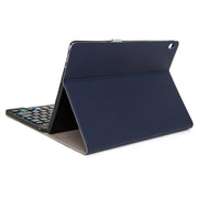 DY-P10-S 2 in 1 Removable Bluetooth Keyboard + Protective Leather Tablet Case with Backlight & Holder for Lenovo Tab P10 10.1 inch(Blue)