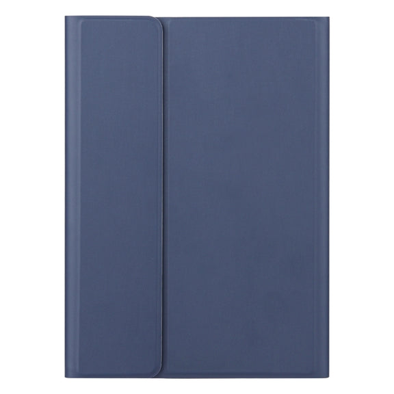 DY-E10 2 in 1 Removable Bluetooth Keyboard + Protective Leather Tablet Case with Touchpad & Holder for Lenovo Tab E10(Blue)