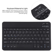 AM10 2 in 1 Removable Bluetooth Keyboard + Protective Leather Tablet Case with Holder for Lenovo M10 FHD Plus 10.3 inch(Black)