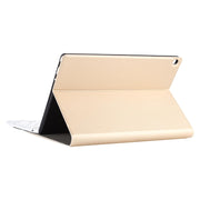 AM10 2 in 1 Removable Bluetooth Keyboard + Protective Leather Tablet Case with Holder for Lenovo M10 FHD Plus 10.3 inch(Gold)