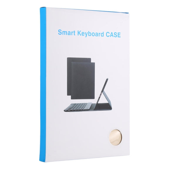 AM10 2 in 1 Removable Bluetooth Keyboard + Protective Leather Tablet Case with Holder for Lenovo M10 FHD Plus 10.3 inch(Gold)