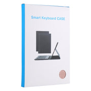 AM10 2 in 1 Removable Bluetooth Keyboard + Protective Leather Tablet Case with Holder for Lenovo M10 FHD Plus 10.3 inch(Rose Gold)