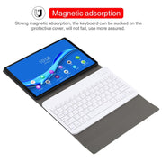 AM10 2 in 1 Removable Bluetooth Keyboard + Protective Leather Tablet Case with Holder for Lenovo M10 FHD Plus 10.3 inch(Rose Gold)