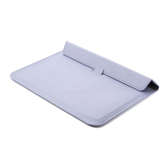 Universal Envelope Style PU Leather Case with Holder for Ultrathin Notebook Tablet PC 15.4 inch, Size: 39x28x1.5cm  (Blue Purple)