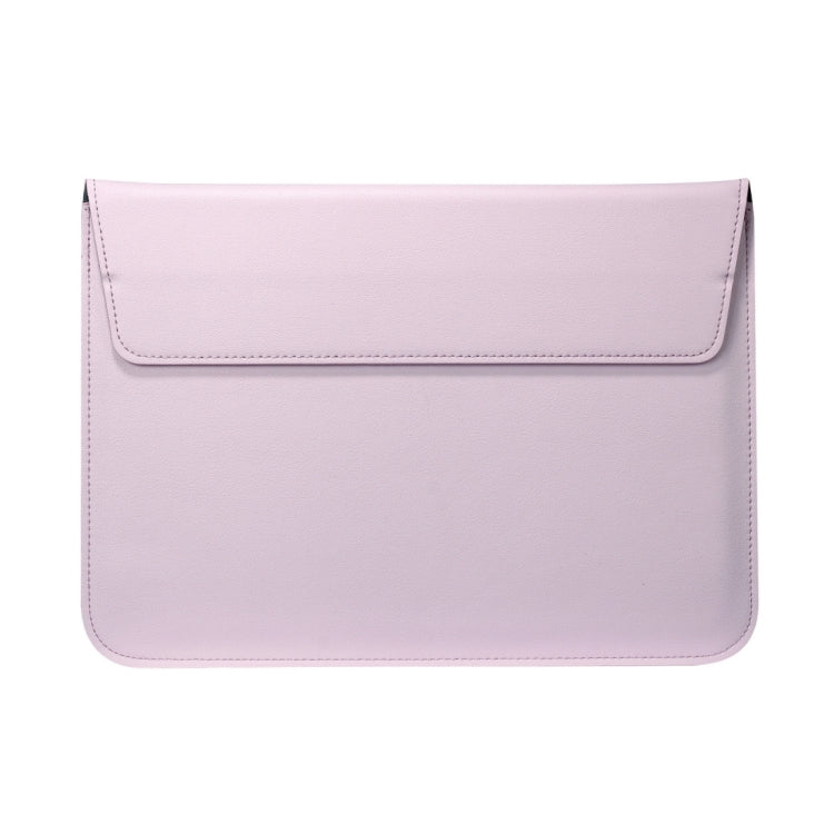 Universal Envelope Style PU Leather Case with Holder for Ultrathin Notebook Tablet PC 15.4 inch, Size: 39x28x1.5cm(Pink)