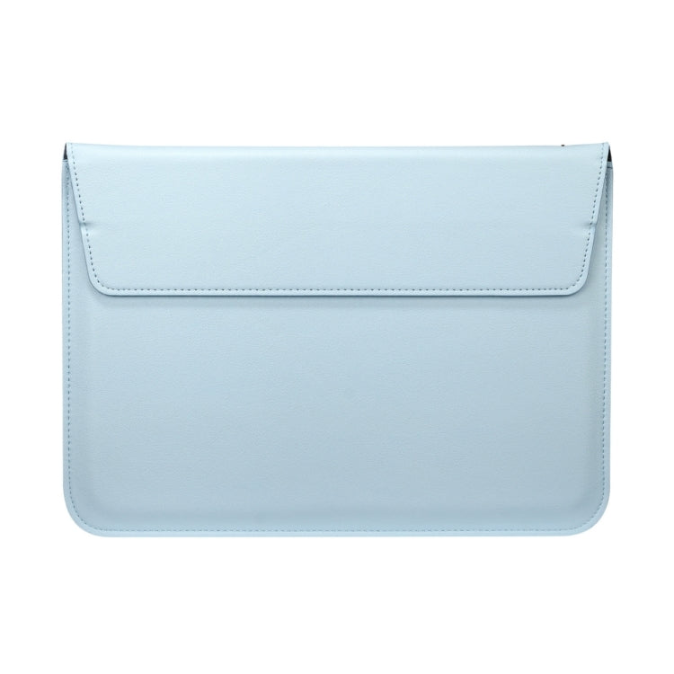 Universal Envelope Style PU Leather Case with Holder for Ultrathin Notebook Tablet PC 15.4 inch, Size: 39x28x1.5cm(Blue)