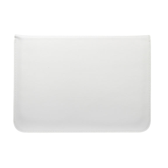 Universal Envelope Style PU Leather Case with Holder for Ultrathin Notebook Tablet PC 15.4 inch, Size: 39x28x1.5cm(White)