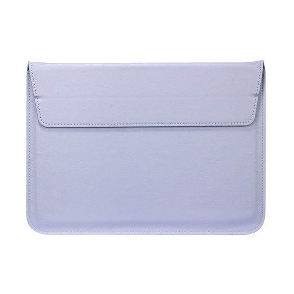 Universal Envelope Style PU Leather Case with Holder for Ultrathin Notebook Tablet PC 13.3 inch, Size: 35x25x1.5cm (Blue Purple)