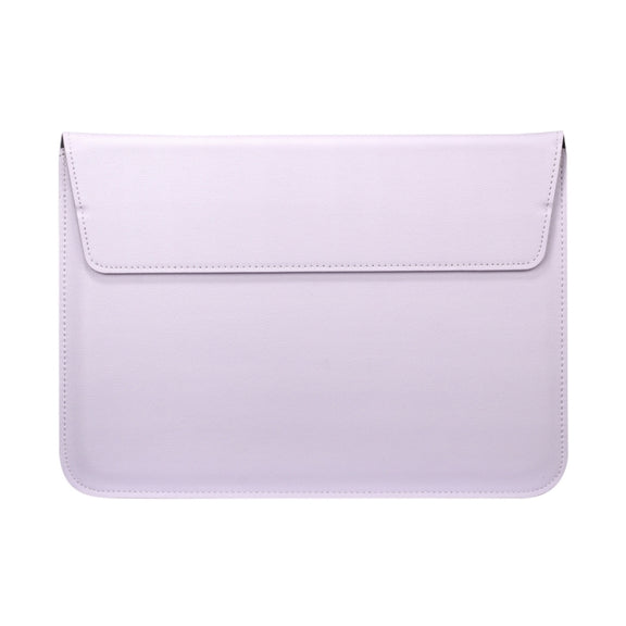 Universal Envelope Style PU Leather Case with Holder for Ultrathin Notebook Tablet PC 13.3 inch, Size: 35x25x1.5cm(Purple)