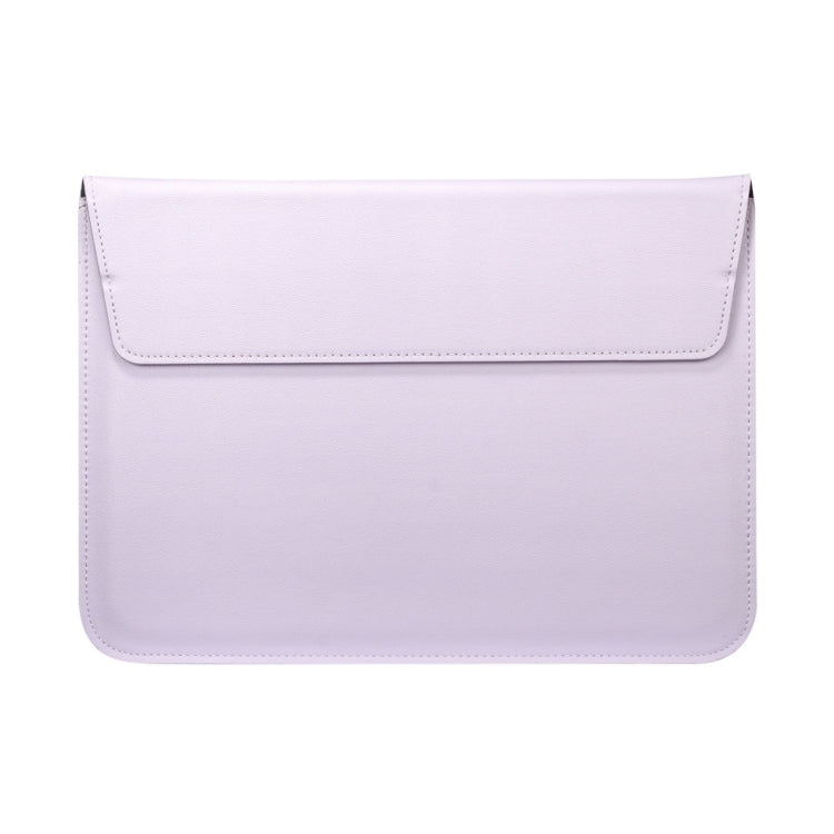 Universal Envelope Style PU Leather Case with Holder for Ultrathin Notebook Tablet PC 13.3 inch, Size: 35x25x1.5cm(Purple)