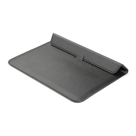 Universal Envelope Style PU Leather Case with Holder for Ultrathin Notebook Tablet PC 11.6 inch, Size: 32.5x21.5x1cm(Black)