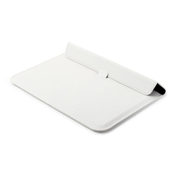 Universal Envelope Style PU Leather Case with Holder for Ultrathin Notebook Tablet PC 11.6 inch, Size: 32.5x21.5x1cm(White)