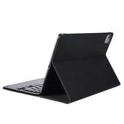 A11-A 2 in 1 Removable Bluetooth Keyboard + Protective Leather Tablet Case with Touchpad & Holder for iPad Pro 11 2022 / 2021 / Air 5 / Air 4 (Black)