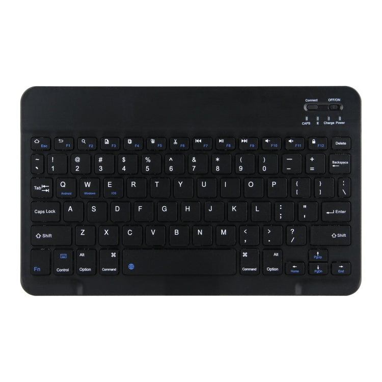 M10 2 in 1 Removable Bluetooth Keyboard + Leather Tablet Case with Holder for Lenovo Tab M10 TB-X505X (Black)