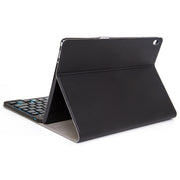 M10 2 in 1 Removable Bluetooth Keyboard + Leather Tablet Case with Holder for Lenovo Tab M10 TB-X505X (Black)