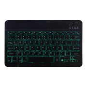 M10S 2 in 1 Removable Bluetooth Keyboard + Leather Tablet Case with Backlight & Holder for Lenovo Tab M10 TB-X505X (Black)