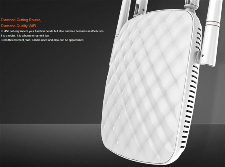 Tenda FH456 Wireless 2.4GHz 300Mbps WiFi Router with 4*5dBi External Antennas(White)