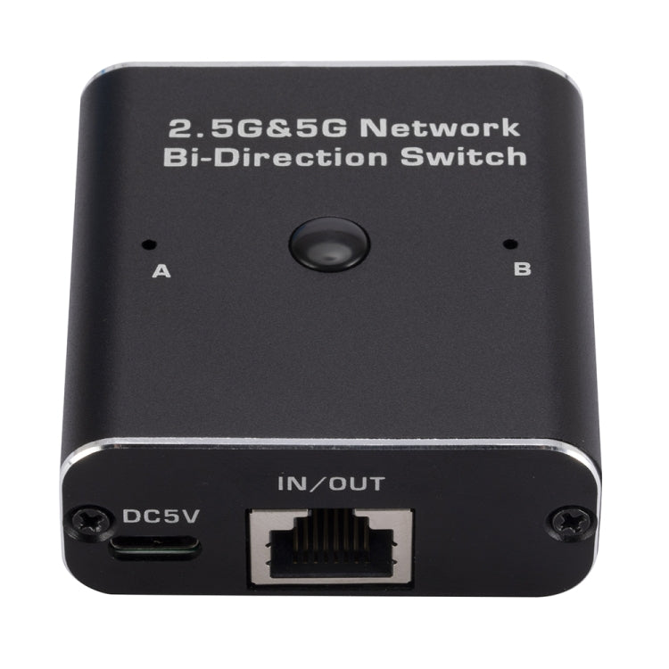 2.4GHz+5GHz RJ45 Network Bi-Direction Switch (Black)