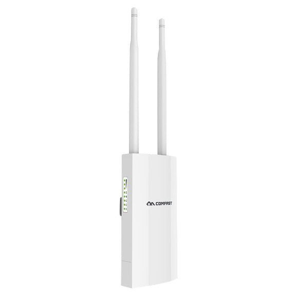COMFAST CF-E5 300Mbps 4G Outdoor Water-resistant Signal Amplifier Wireless Router Repeater WIFI Base Station with 2 Antennas, Asia Pacific Version
