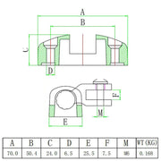 316 Stainless Steel Yacht Deck Hinge