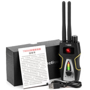 T-8000 RF Signal Detector GSM Audio Finder GPS Scan Detector (Silver)