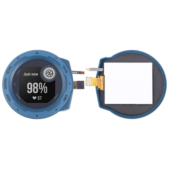 For Garmin Instinct Original LCD Screen with Digitizer Full Assembly(Blue)