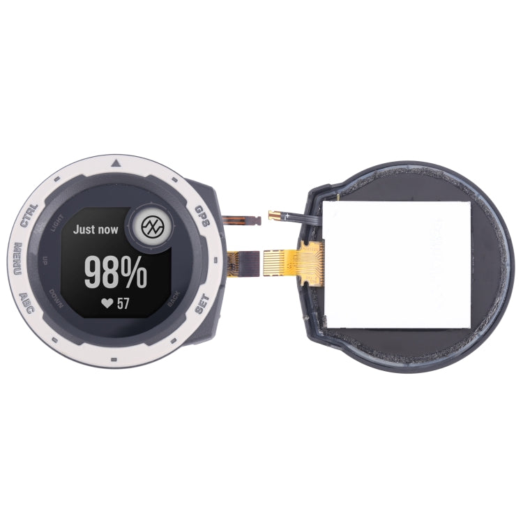 For Garmin Instinct 2 Original LCD Screen with Digitizer Full Assembly(White)