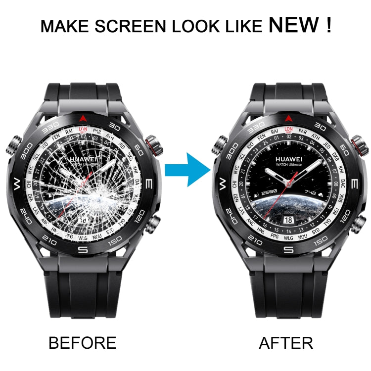 For Huawei Watch Ultimate Original LCD Screen Digitizer Full Assembly with Frame (Silver)