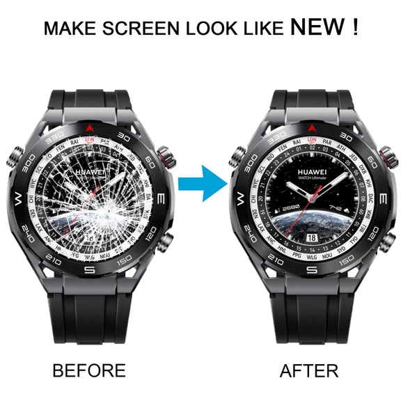 For Huawei Watch Ultimate Original LCD Screen Digitizer Full Assembly with Frame (Silver)