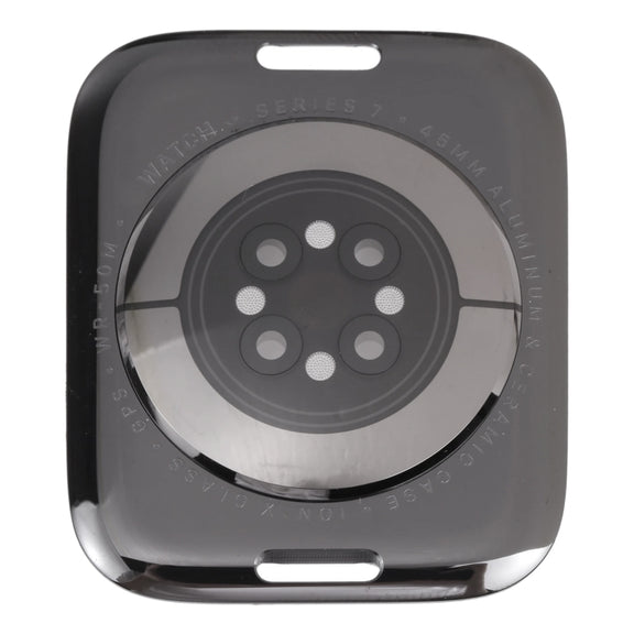 For Apple Watch Series 7 45MM GPS Version Glass Back Cover With Wireless Charging Coil