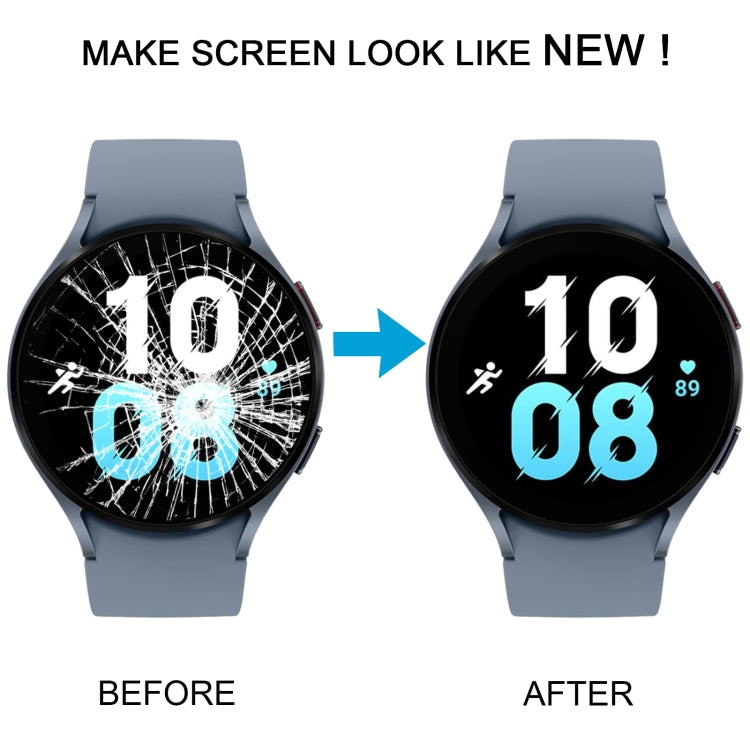 Original LCD Screen Digitizer Full Assembly with Frame for Samsung Galaxy Watch5 44mm SM-R910/R915 (Silver)