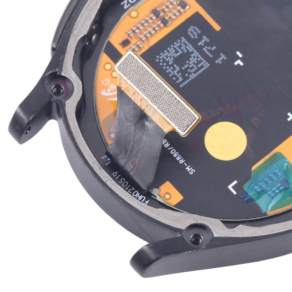 Original LCD Screen Digitizer Full Assembly with Frame for Samsung Galaxy Watch4 Classic 42mm SM-R880/R885 (Black)