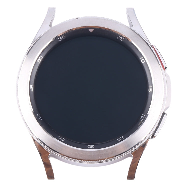 Original LCD Screen Digitizer Full Assembly with Frame for Samsung Galaxy Watch4 Classic 42mm SM-R880/R885 (Silver)