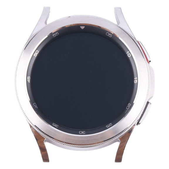 Original LCD Screen Digitizer Full Assembly with Frame for Samsung Galaxy Watch4 Classic 42mm SM-R880/R885 (Silver)