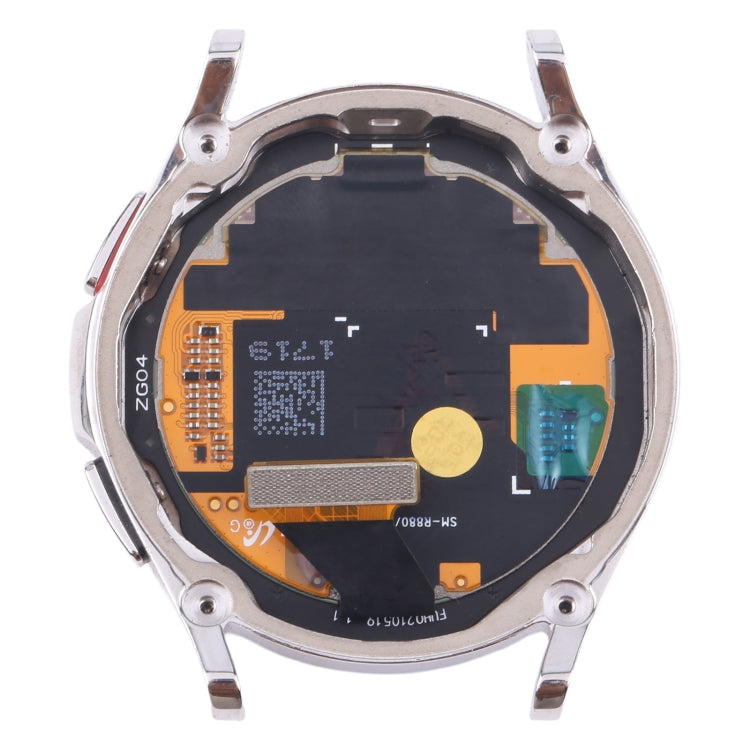 Original LCD Screen Digitizer Full Assembly with Frame for Samsung Galaxy Watch4 Classic 42mm SM-R880/R885 (Silver)