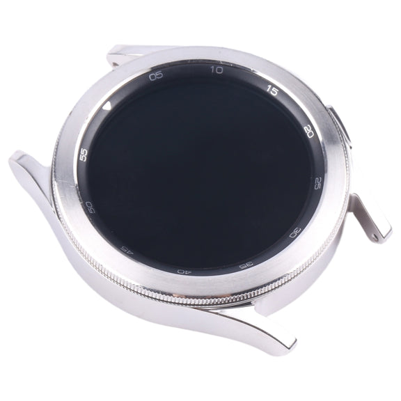 Original LCD Screen Digitizer Full Assembly with Frame for Samsung Galaxy Watch4 Classic 42mm SM-R880/R885 (Silver)