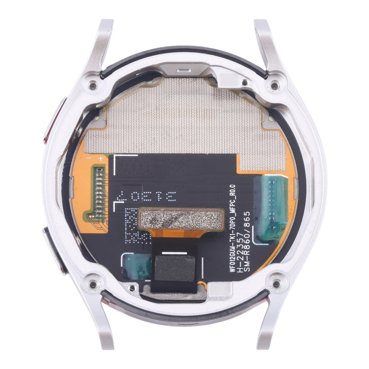 Original LCD Screen Digitizer Full Assembly with Frame for Samsung Galaxy Watch4 40mm SM-R860/R865 (Silver)