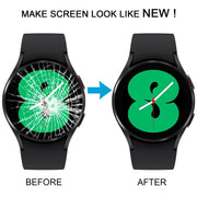 Original LCD Screen Digitizer Full Assembly with Frame for Samsung Galaxy Watch4 40mm SM-R860/R865 (Silver)