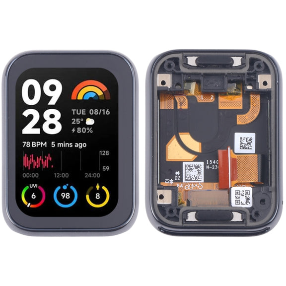For Xiaomi Mi Band 8 Pro Original LCD Screen Digitizer Full Assembly with Frame (Black)