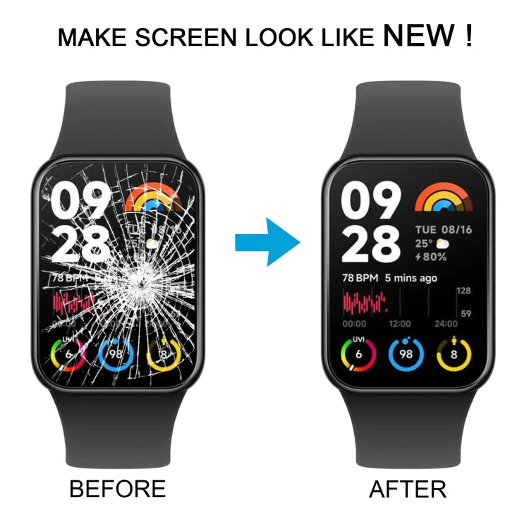 For Xiaomi Mi Band 8 Pro Original LCD Screen Digitizer Full Assembly with Frame (Silver)