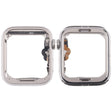 For Apple Watch Series 4 40mm LTE Stainless Steel Middle Frame Bezel Plate with Crown Spin Axis Flex Cable (Silver) - free shipping - PMC TechLife - Order now!