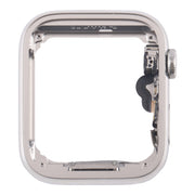 For Apple Watch Series 4 44mm LTE Stainless Steel Middle Frame Bezel Plate with Crown Spin Axis Flex Cable (Silver)